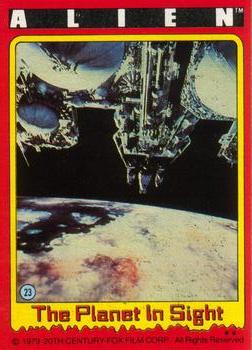 1979 Topps Alien #23 The Planet In Sight Front
