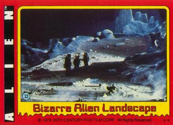 1979 Topps Alien #32 Bizarre Alien Landscape Front