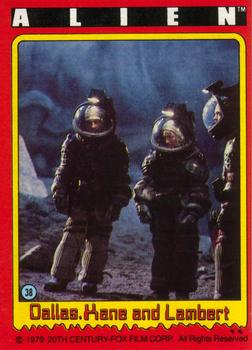 1979 Topps Alien #38 Dallas, Kane and Lambert Front