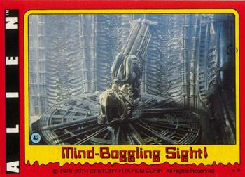 1979 Topps Alien #42 Mind-Boggling Sight! Front