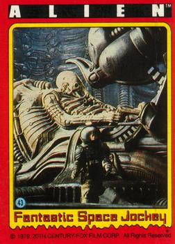1979 Topps Alien #43 Fantastic Space Jockey Front