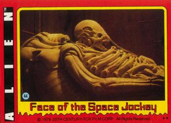 1979 Topps Alien #44 Face of the Space Jockey Front