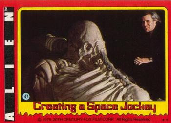 1979 Topps Alien #47 Creating a Space Jockey Front