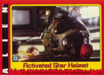 1979 Topps Alien #4 Activated Star Helmet Front