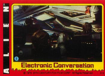 1979 Topps Alien #5 Electronic Conversation Front