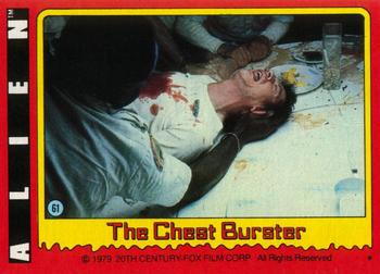 1979 Topps Alien #61 The Chest Burster Front