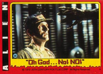 1979 Topps Alien #64 Oh God ... No! NO! Front