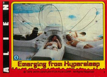 1979 Topps Alien #6 Emerging from Hypersleep Front