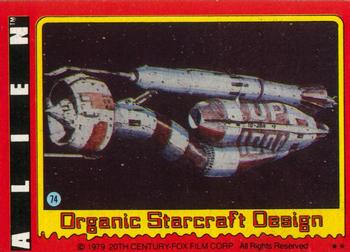 1979 Topps Alien #74 Organic Starcraft Design Front