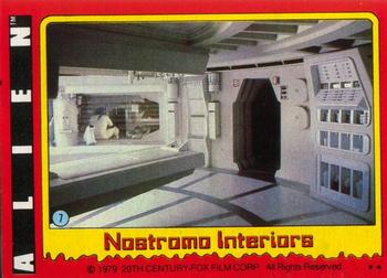1979 Topps Alien #7 Nostromo Interiors Front