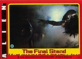 1979 Topps Alien #82 The Final Stand Front