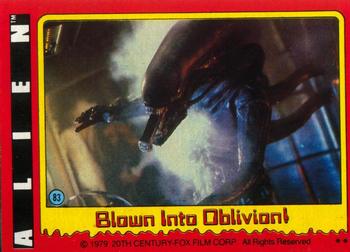 1979 Topps Alien #83 Blown Into Oblivion! Front