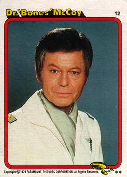 1979 Topps Star Trek: The Motion Picture #12 Dr. 'Bones' McCoy Front