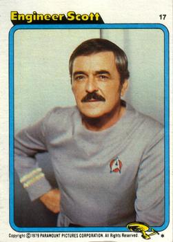 1979 Topps Star Trek: The Motion Picture #17 Engineer Scott Front