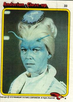 1979 Topps Star Trek: The Motion Picture #33 Andorian - Close-up Front