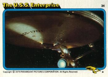 1979 Topps Star Trek: The Motion Picture #34 The U.S.S. Enterprise Front
