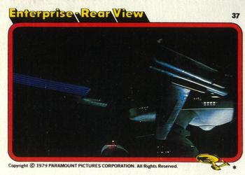 1979 Topps Star Trek: The Motion Picture #37 Enterprise - Rear View Front