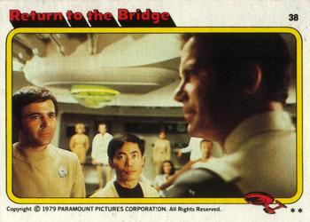 1979 Topps Star Trek: The Motion Picture #38 Return to the Bridge Front