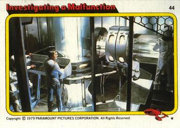 1979 Topps Star Trek: The Motion Picture #44 Investigating a Malfunction Front
