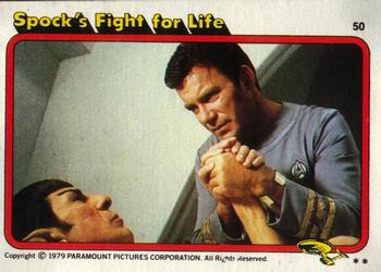 1979 Topps Star Trek: The Motion Picture #50 Spock's Fight for Life Front
