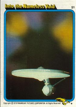 1979 Topps Star Trek: The Motion Picture #51 Into the Nameless Void Front