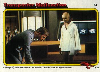 1979 Topps Star Trek: The Motion Picture #54 Transporter Malfunction Front