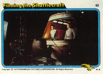 1979 Topps Star Trek: The Motion Picture #62 Filming the Shuttlecraft Front