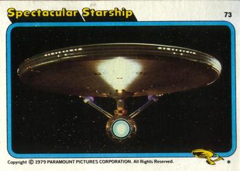 1979 Topps Star Trek: The Motion Picture #73 Spectacular Starship Front