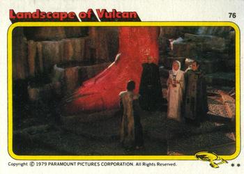 1979 Topps Star Trek: The Motion Picture #76 Landscape of Vulcan Front