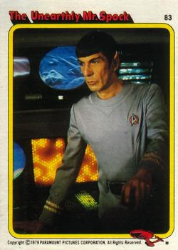 1979 Topps Star Trek: The Motion Picture #83 The Unearthly Mr. Spock Front