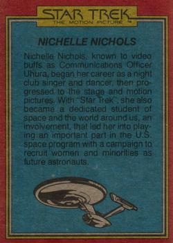 1979 Topps Star Trek: The Motion Picture #84 Woman from Planet Delta Back