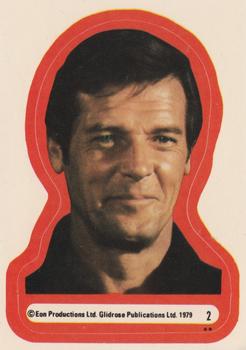 1979 Topps Moonraker - Stickers #2 James Bond Front