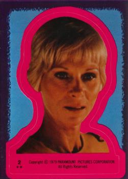 1979 Topps Star Trek: The Motion Picture - Stickers #2 Janice Rand Front