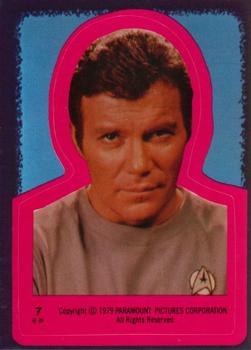 1979 Topps Star Trek: The Motion Picture - Stickers #7 James T. Kirk Front