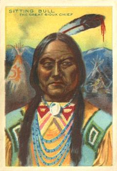 1911 American Tobacco Company Heroes of History / Men of History (T68) #NNO Sitting Bull Front