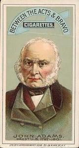 1880-86 Between the Acts & Bravo Presidents (N346) #NNO John Adams Front