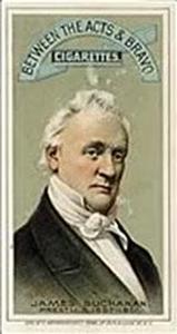 1880-86 Between the Acts & Bravo Presidents (N346) #NNO James Buchanan Front