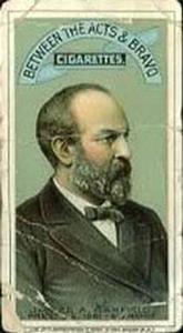 1880-86 Between the Acts & Bravo Presidents (N346) #NNO James Garfield Front