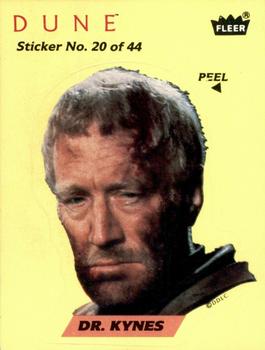 1984 Fleer Dune - Stickers #20 Dr. Kynes / Paul Front