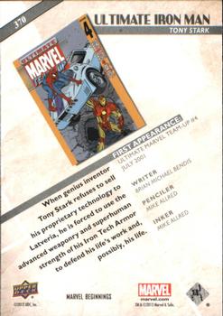 2012 Upper Deck Marvel Beginnings S3 #370 Ultimate Iron Man Back