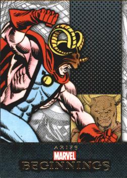 2012 Upper Deck Marvel Beginnings S3 #400 Aries Front