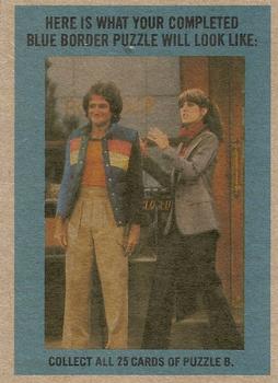 1978 Topps Mork & Mindy #4 You're in good hands with Ork State! Back