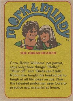1978 Topps Mork & Mindy #14 I always thought aliens were green and scaly! Back