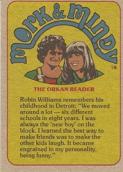 1978 Topps Mork & Mindy #30 Mork's a responsible guy... Responsible for lots of trouble! Back