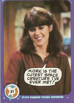 1978 Topps Mork & Mindy #31 Mork is the cutest space creature I've ever met! Front