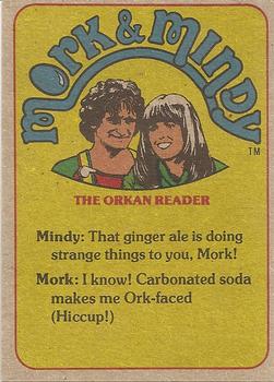 1978 Topps Mork & Mindy #34 I asked Mork to take out the garbage.. He took it to the movie! Back