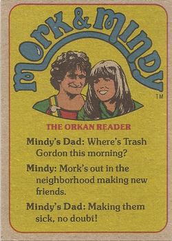 1978 Topps Mork & Mindy #35 Mork, you're really smart! Back
