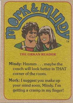 1978 Topps Mork & Mindy #37 I tried to report to Orson... But he kept me on hold! Back