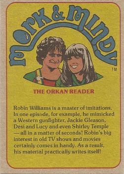 1978 Topps Mork & Mindy #45 I think I've just had a close encounter of the nerd kind! Back