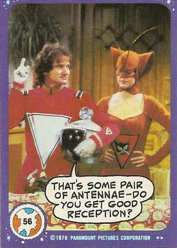 1978 Topps Mork & Mindy #56 That's some pair of antennae - Do you get good reception? Front